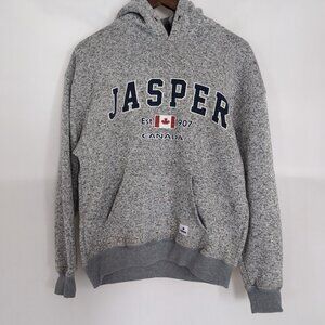 Jasper Teepee Unisex Heathered Gray Pull Hoodie, Medium